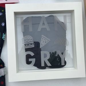 “Hangry” Light up wall decor.